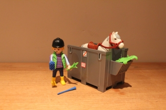 Playmobil paarden vervoer box 4316