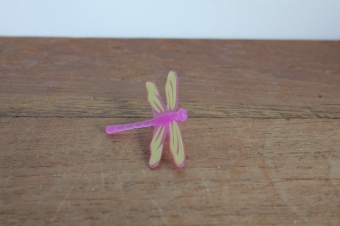Playmobil libelle roze / geel.