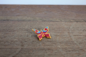 Playmobil vlinder blauw/geel/roze.