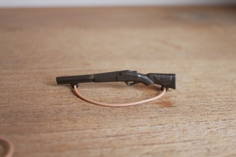 Playmobil bruin geweer met draagband van o.a. set 4207