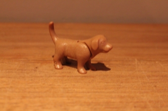 Playmobil puppy bruin lopend