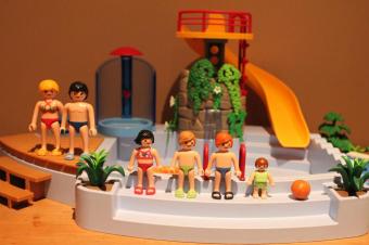 Playmobil zwembad met glijbaan 4858