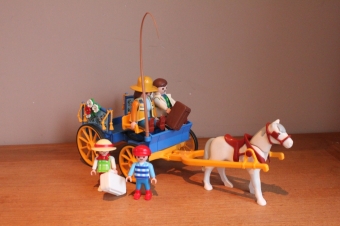 Playmobil paard met wagen 3117