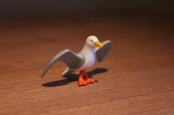 Playmobil meeuw met vleugels wijd