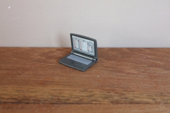 Playmobil laptop.