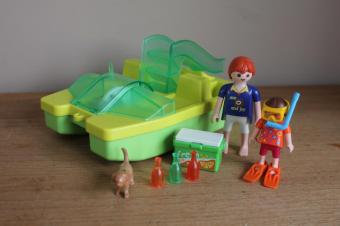 Playmobil waterfiets met vader en kind 3656