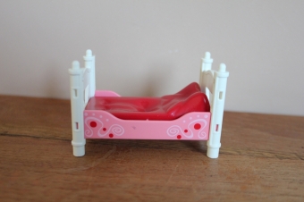 Playmobil rood/roze bed van set 5333.