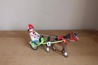 Playmobil renpaard met jockey 4192