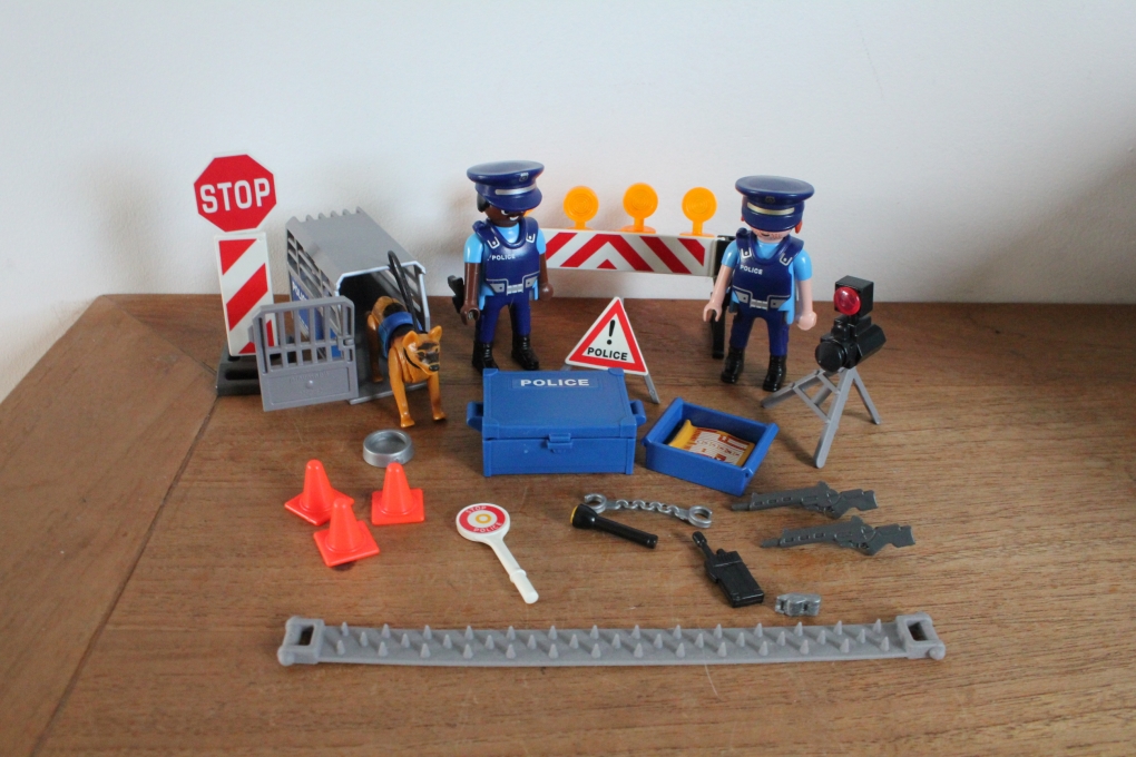 Stier Uiterlijk Hassy Playmobil politie wegversperring. 6878/ 6924 - playmobil politie - 2e hands  playmo