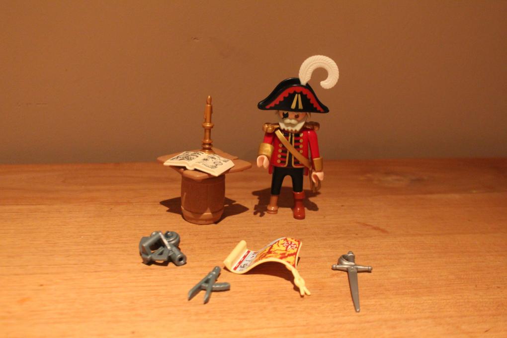 Polijsten van mening zijn Wiskundige Playmobil piraat met houten been 3936 nieuw in doos. - playmobil piraten -  2e hands playmo