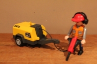 Playmobil werkman met drilboor 5472.