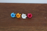 Playmobil bloem met omgevouwen rand in diverse kleuren.
