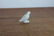 Playmobil witte duif vleugels dicht.