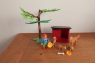 Playmobil golden retrievers met honden hok 6134.