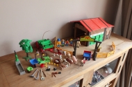 Playmobil boerderij met paard en wagen. 4060