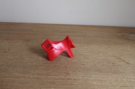 Playmobil rood zadel met handvat voor paard