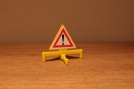 Playmobil gele gevaren driehoek