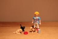 Playmobil honden met vrouw 4687