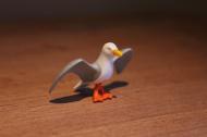 Playmobil meeuw met vleugels wijd