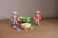 Playmobil kinderen met bolderkar 4349 nieuw