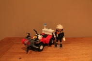 Playmobil brandweer quad.