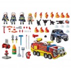 Playmobil 70557 reddingsoperatie brandweerwagen